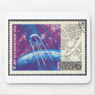 Sputnik 1 Russian Space Science 15 Years Mouse Pad