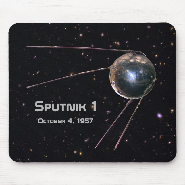 Sputnik 1 Satellite Mouse Pad (Front)