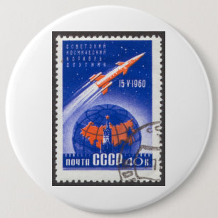 Sputnik 4 May 15 1960 6 Cm Round Badge