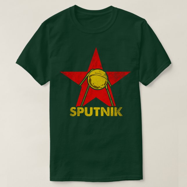 Sputnik Satellite 1 T-Shirt (Design Front)