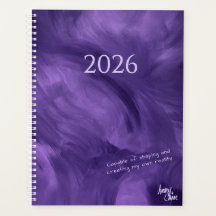 SPWW Free-Flowing Violet Haze Monthly Planner
