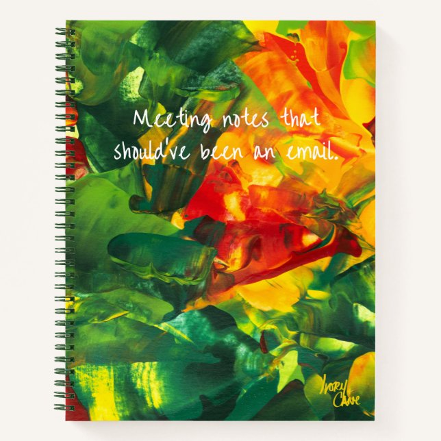 SPWW Mellowed Moment Spiral Notebook (Front)