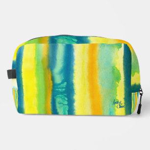 SPWW Tangoed Tiers Teal Green & Orange Dopp Kit
