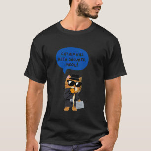Spy Cat Cartoon Graphic Tee