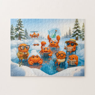 Spy Crab Winter Team On Arctic Mission Jigsaw Puzzle