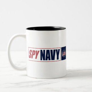 SPY NAVY Two-Tone COFFEE MUG
