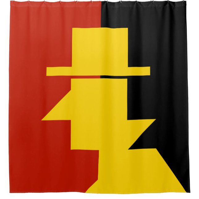 Spy Shower Curtain (Front)