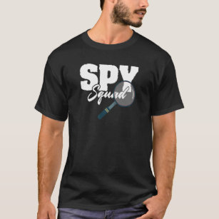 Spy Squad Police Crime Investigator Private Detect T-Shirt