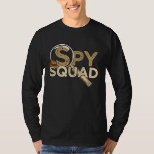 Spy Squad Police Crime Investigator Private Detect T-Shirt