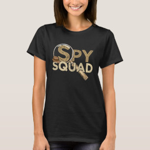 Spy Squad Police Crime Investigator Private Detect T-Shirt