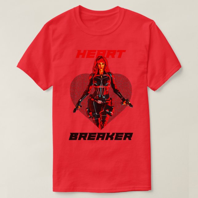 Spy Woman Heart Breaker Full Colour Variant T-Shirt (Design Front)
