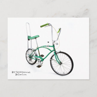 Spyder 5 Speed Bicycle Postcard