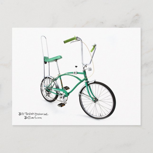 Spyder 5 Speed Bicycle Postcard (Front)