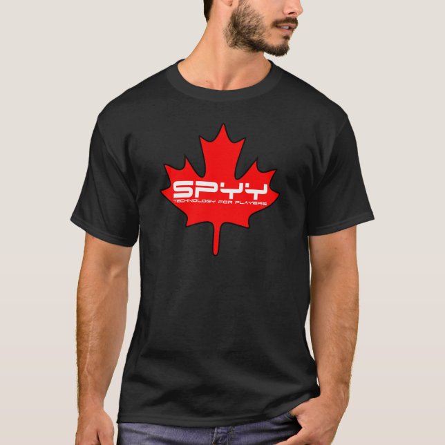 SPYY Leaf T-Shirt Black (Front)