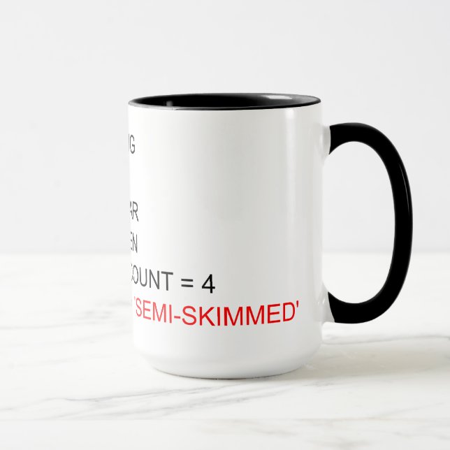 SQL PROGRAMMING TEA MUG (Right)