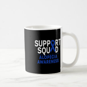 Squad Alopecia Awareness Blue Aa Ribbon Warrior Coffee Mug