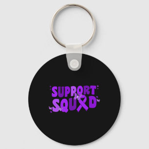 Squad Alzheimerheimer Heimer's Awareness Butterfly Key Ring