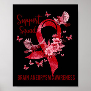 Squad Brain Aneurysm Awareness  Poster
