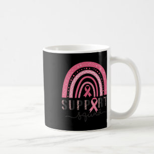 Squad Breast Cancer Awareness Leopard Pink Rainbow Coffee Mug