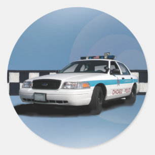 Squad Checkerband Blue Stickers