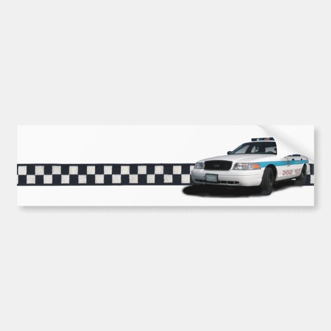 Squad Checkerband Bumper Stickers (Front)