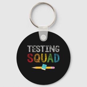 Squad Costume Test Day Teacher Student Key Ring