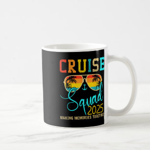 Squad Crew Cruise 2025 Summer Vacation Matching Fa Coffee Mug