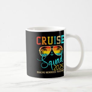 Squad Crew Cruise 2025 Summer Vacation Matching Fa Coffee Mug