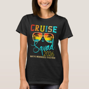 Squad Crew Cruise 2026 Summer Vacation Matching Fa T-Shirt