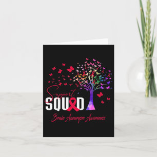 Squad For Brain Aneurysm Awareness  Card