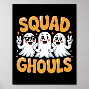 Squad Ghosts Matching Funny Halloween 2  Poster