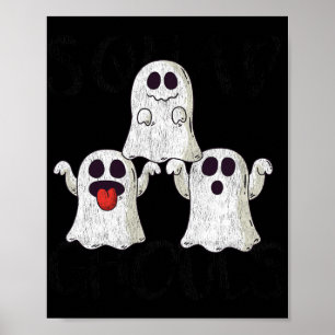 Squad Ghouls Cheerleading Halloween Poster
