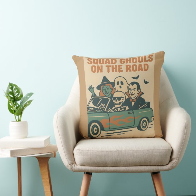 Squad Ghouls Cruisin' in Style Cushion (Chair)