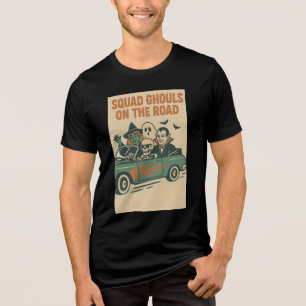 Squad Ghouls Cruisin' in Style Tri-Blend Shirt