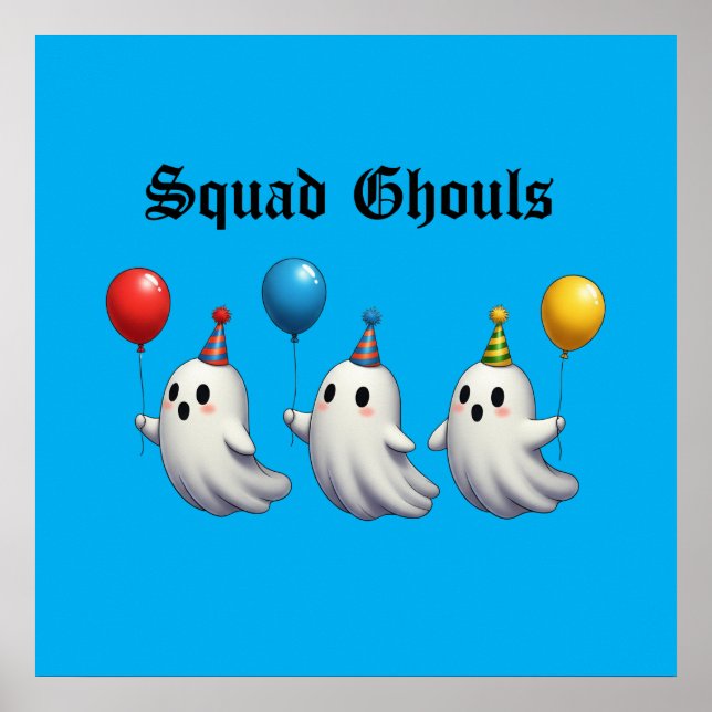Squad Ghouls Tee Poster (Front)