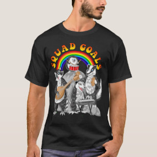 squad goals racoon and opossum T-Shirt
