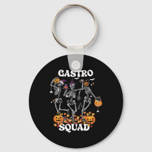 Squad Halloween Skeleton Dancing Endoscopy Nurse G Key Ring