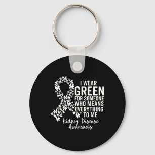 Squad I Wear Green For Kidney Disease Awareness Key Ring