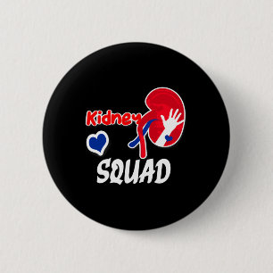 Squad Nephrology Nurse Dialysis Technician 2 6 Cm Round Badge