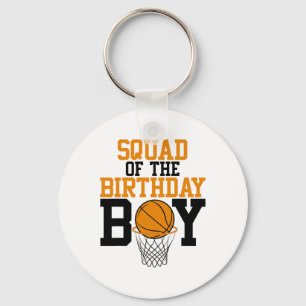 Squad Of The Birthday Boy Sketll Family Birthday Key Ring