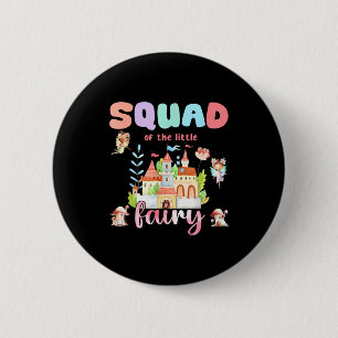 Squad Of The Little Fairy 1st Birthday Girl Fairyt 6 Cm Round Badge