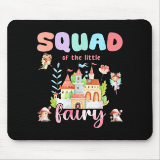 Squad Of The Little Fairy 1st Birthday Girl Fairyt Mouse Pad