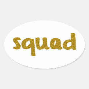 Squad Oval Sticker