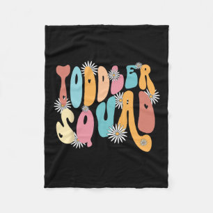 Squad Pre K Kindergarten Teacher Back To School Fleece Blanket