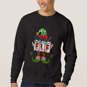 Squad Santa Elf Funny matching christmas pajama 20 Sweatshirt
