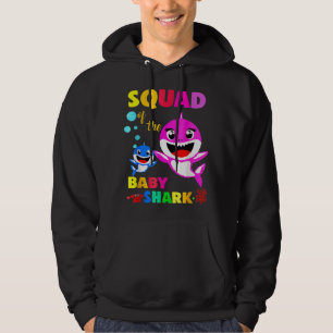Squad Shark Squad Shark Family Mother's Day Hoodie