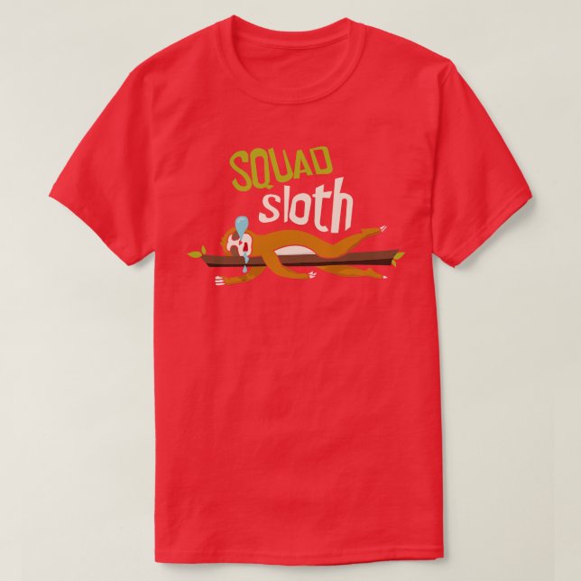 Squad Sloth T-Shirt (Design Front)