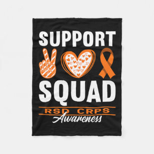 Squad Support I Reflex Dystrophy Pain Syndrome Rsd Fleece Blanket