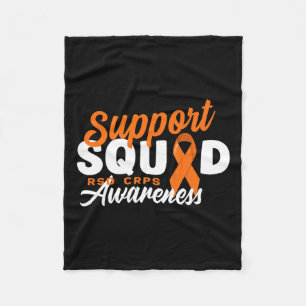 Squad Support I Reflex Dystrophy Pain Syndrome Rsd Fleece Blanket