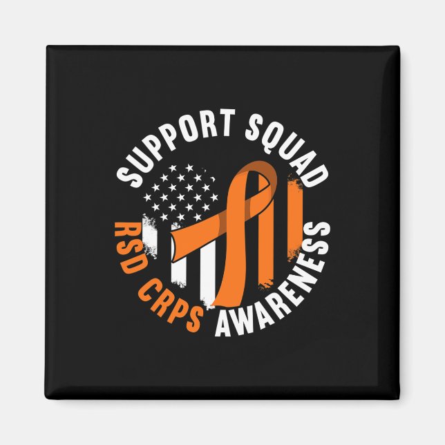 Squad Support I Reflex Dystrophy Pain Syndrome RSD Magnet (Front)